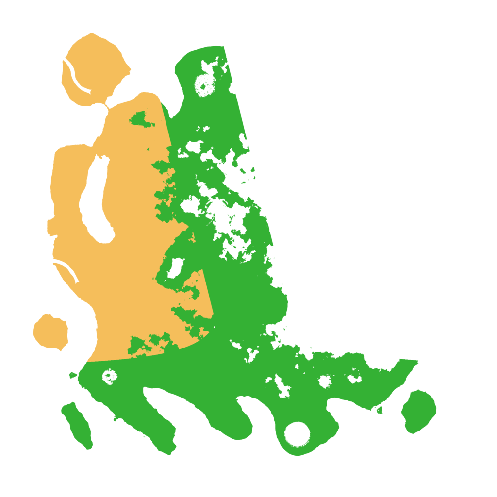 Biome Rust Map: Procedural Map, Size: 3500, Seed: 525206753