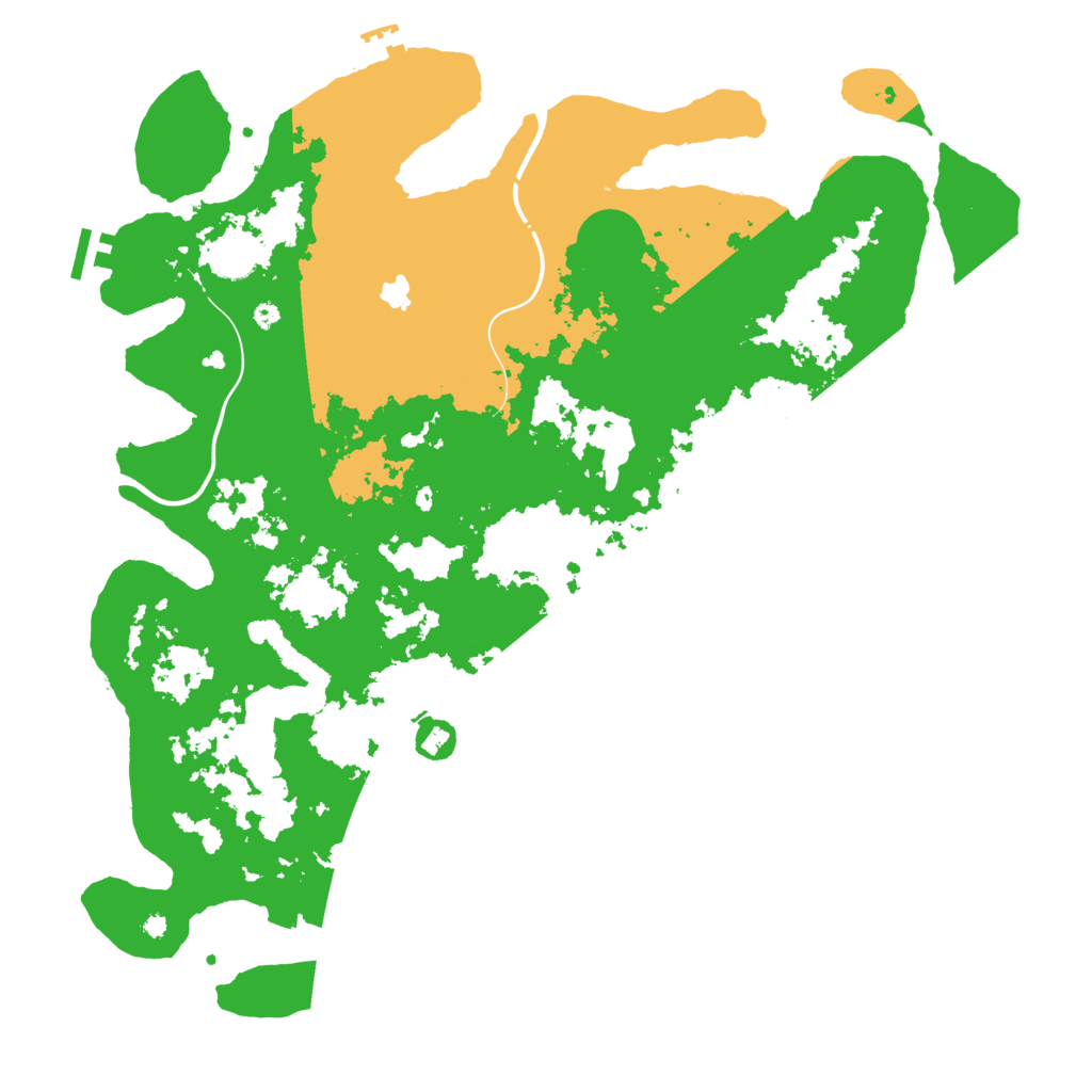 Biome Rust Map: Procedural Map, Size: 4300, Seed: 51930159