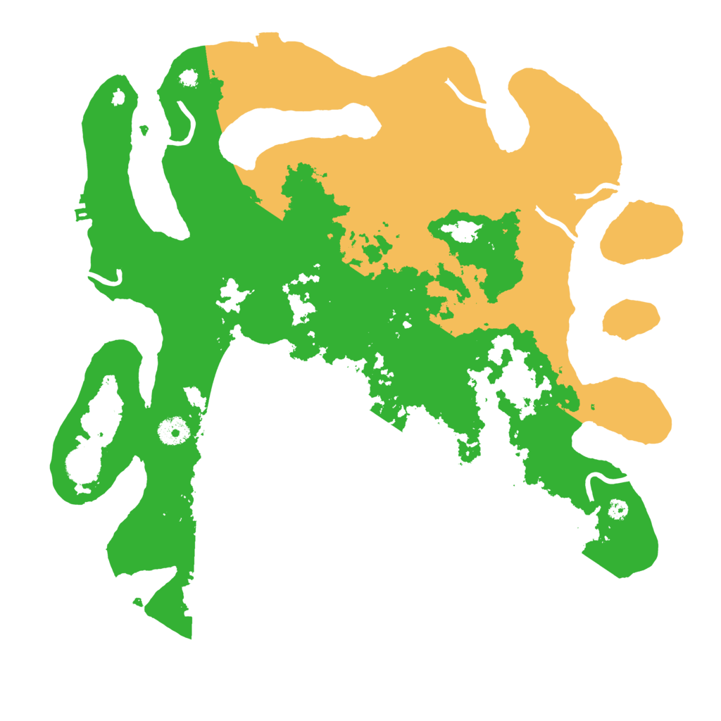 Biome Rust Map: Procedural Map, Size: 3650, Seed: 52724276