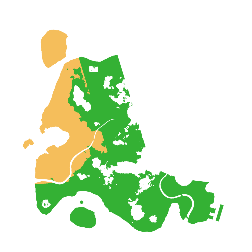 Biome Rust Map: Procedural Map, Size: 3000, Seed: 14344