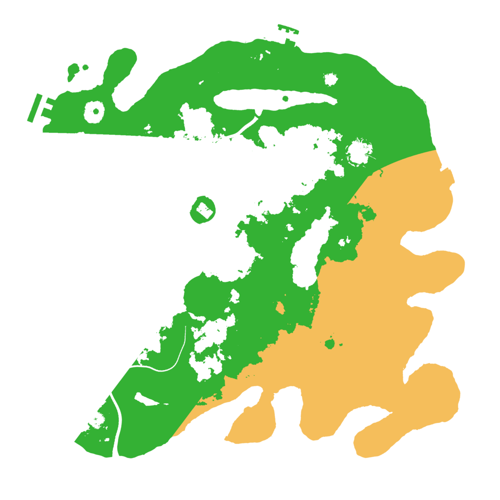 Biome Rust Map: Procedural Map, Size: 3450, Seed: 84665584