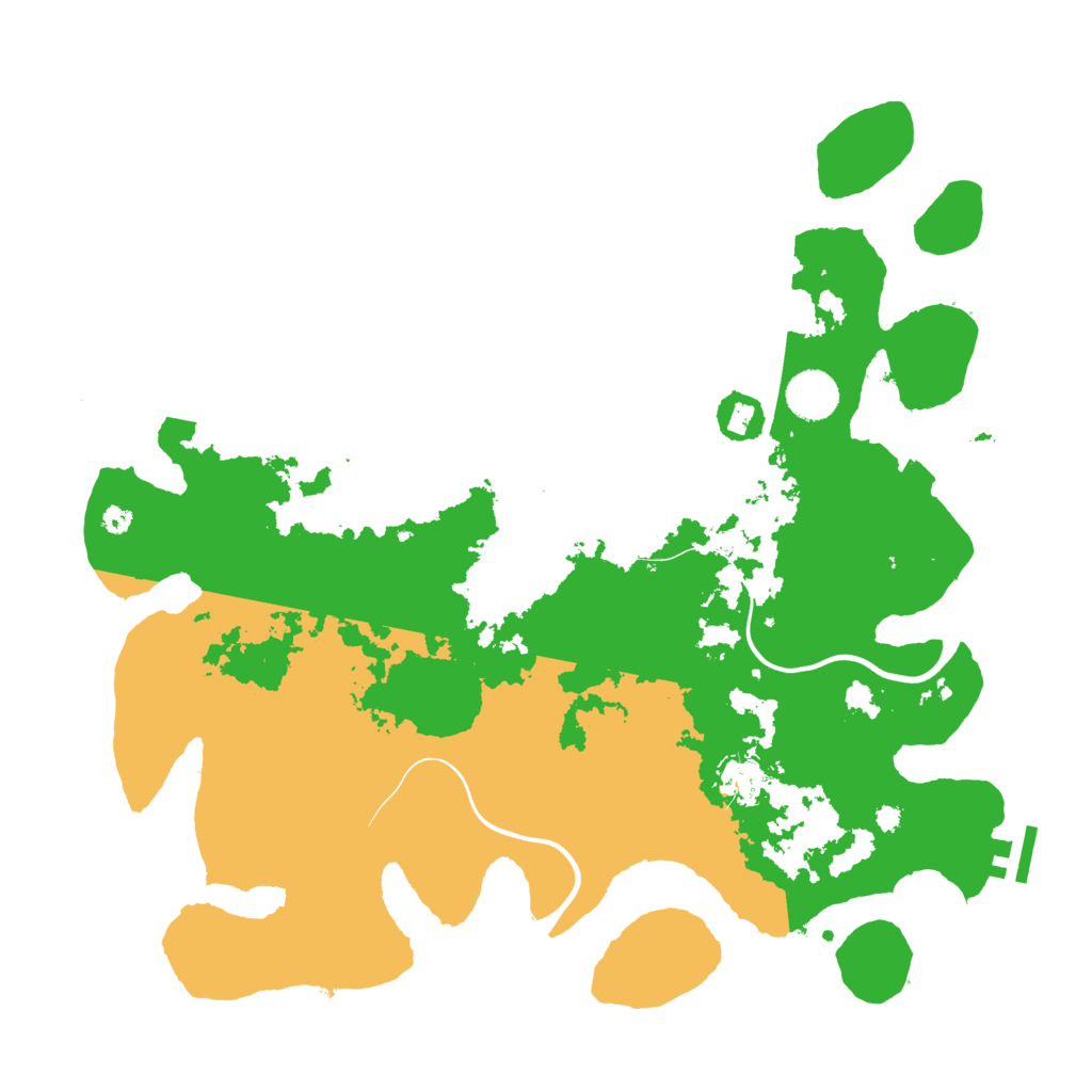 Biome Rust Map: Procedural Map, Size: 3850, Seed: 23913639