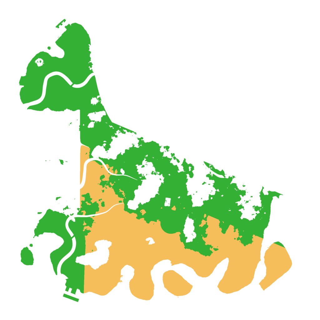 Biome Rust Map: Procedural Map, Size: 4000, Seed: 1235120044