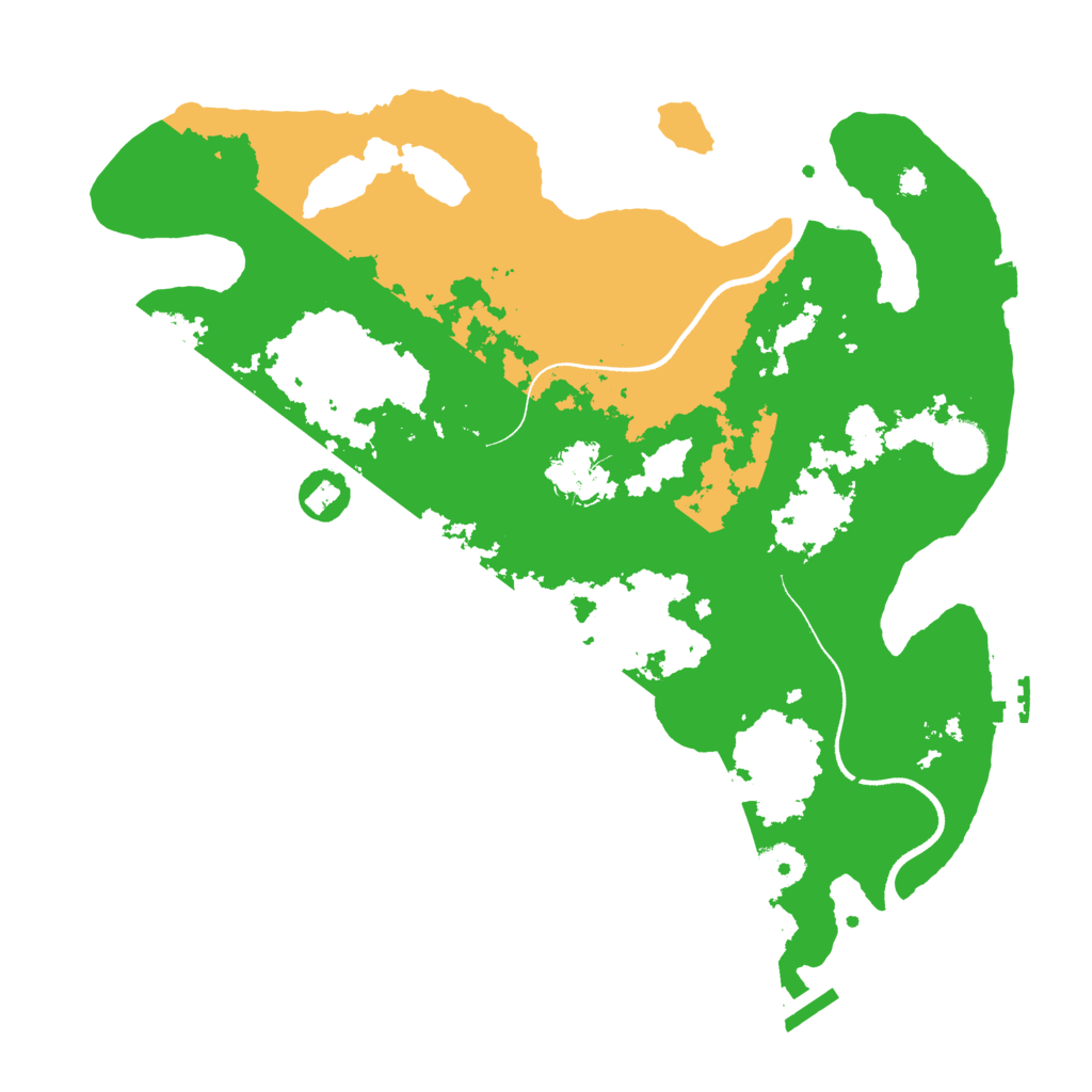 Biome Rust Map: Procedural Map, Size: 3550, Seed: 15691741