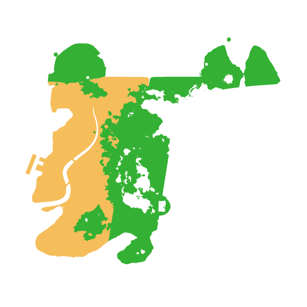 Biome Rust Map: Procedural Map, Size: 3000, Seed: 3578042