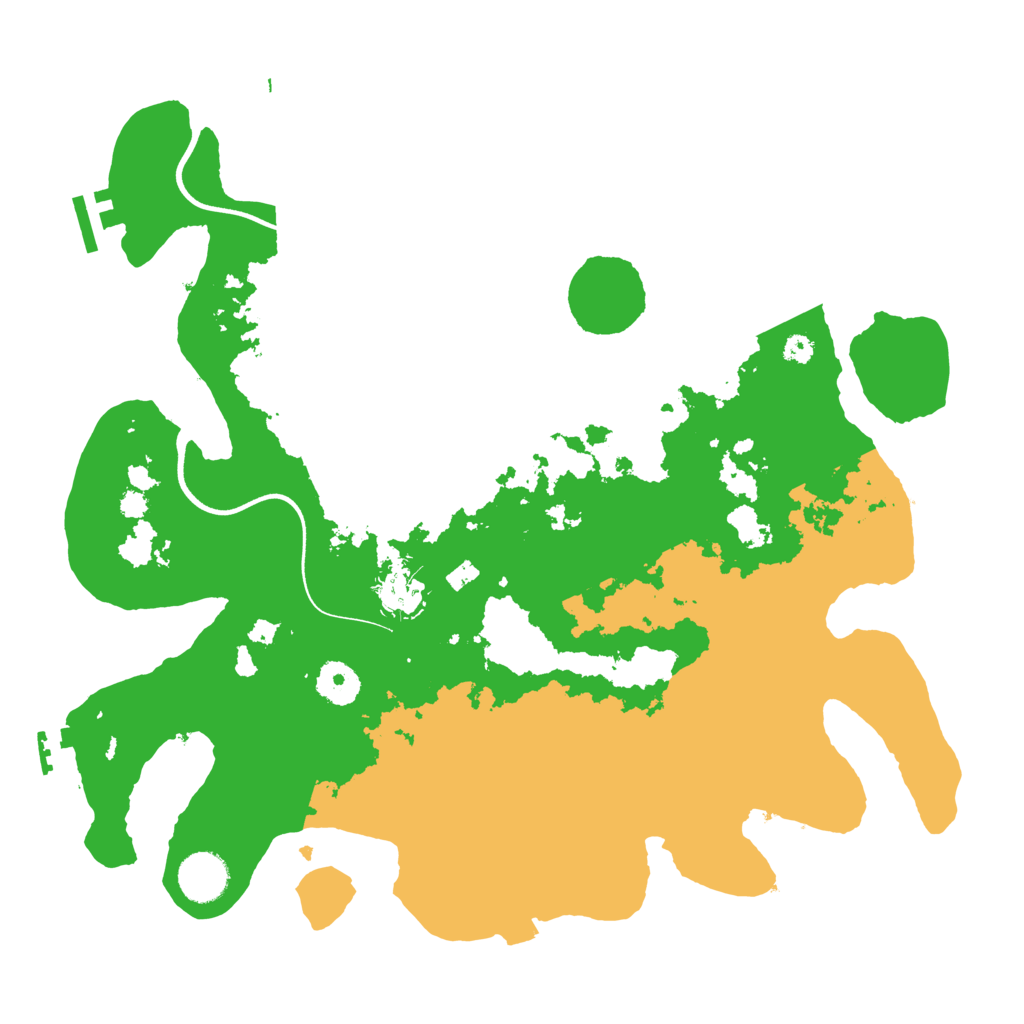 Biome Rust Map: Procedural Map, Size: 3600, Seed: 20231028