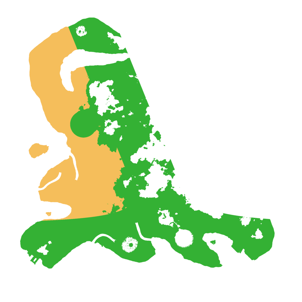 Biome Rust Map: Procedural Map, Size: 3000, Seed: 609271709