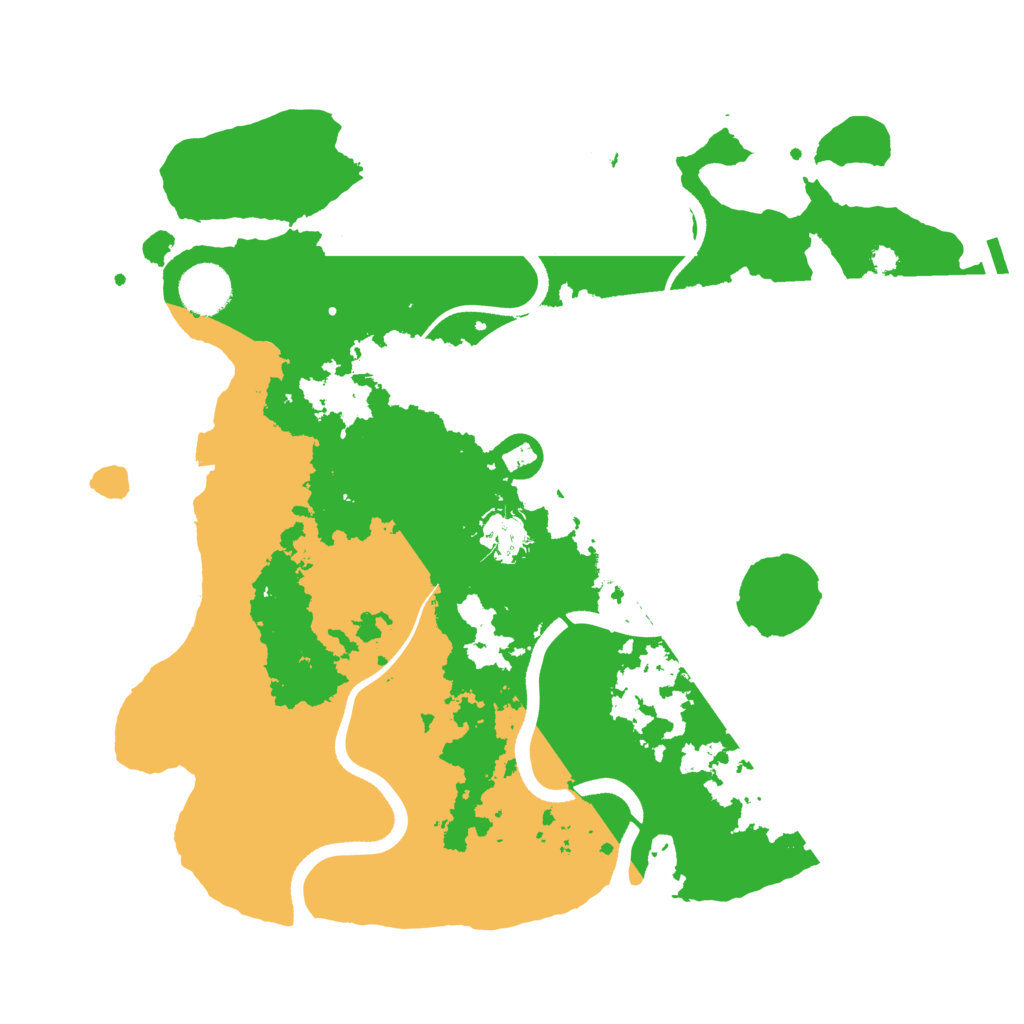 Biome Rust Map: Procedural Map, Size: 3550, Seed: 70812571