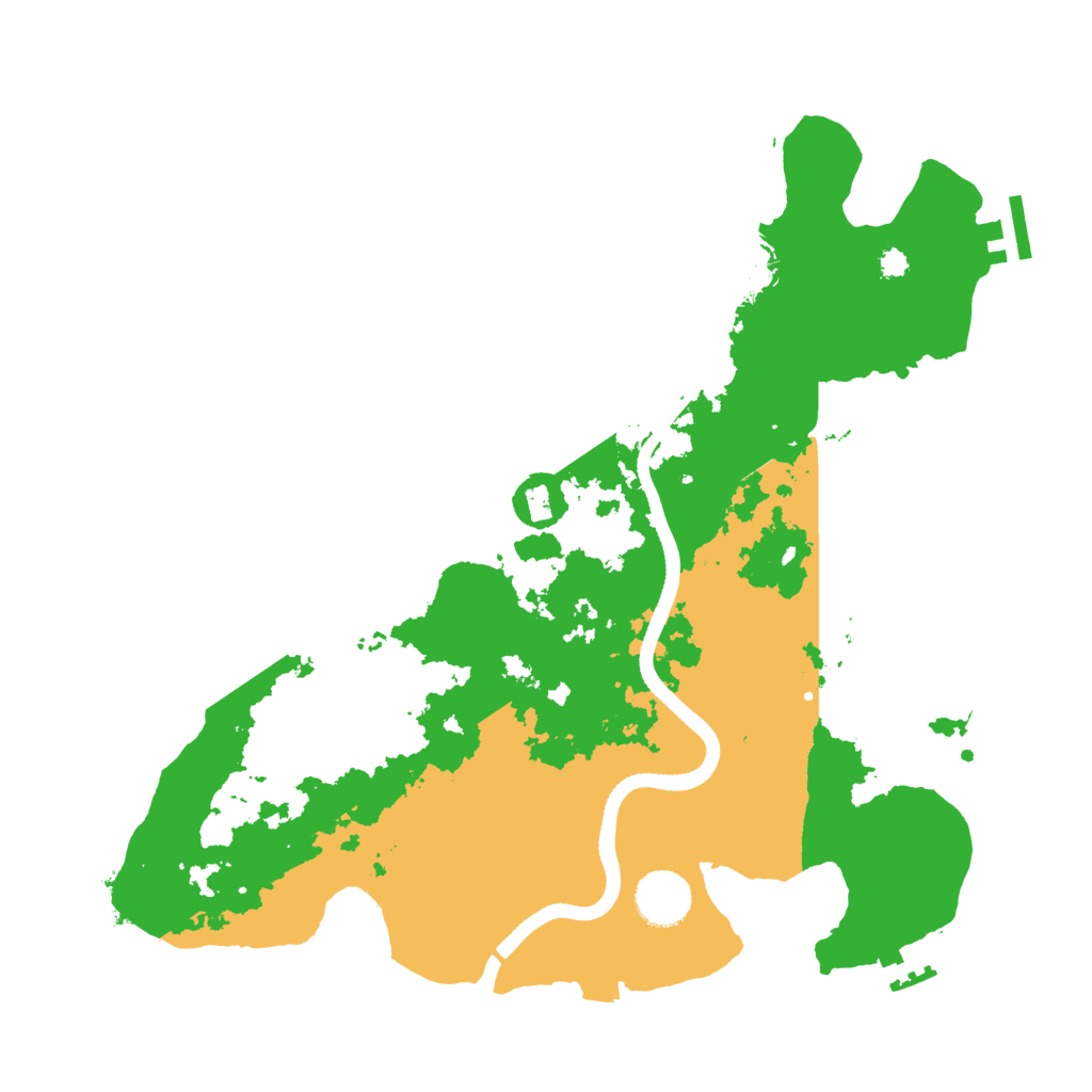 Biome Rust Map: Procedural Map, Size: 3450, Seed: 62254676