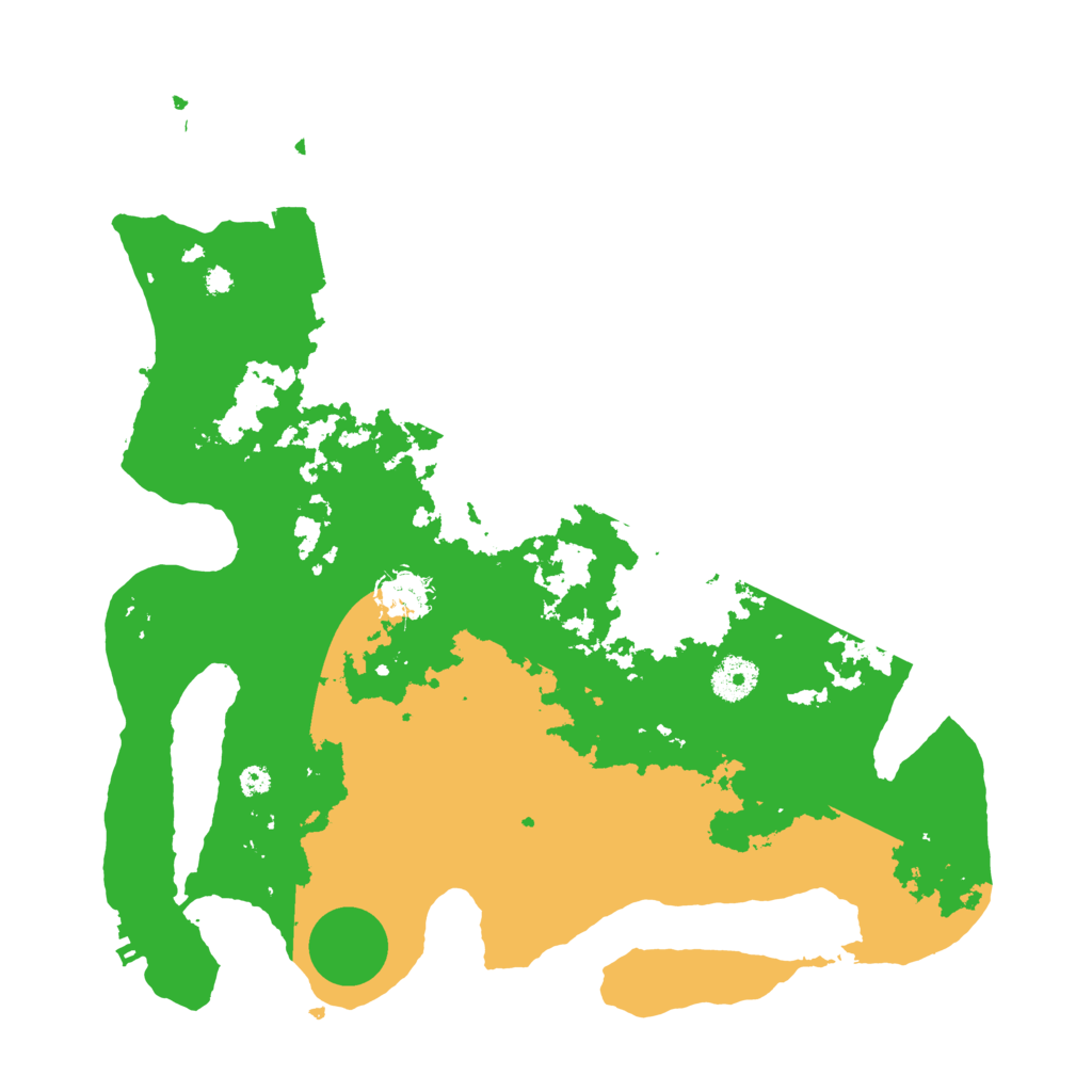 Biome Rust Map: Procedural Map, Size: 3650, Seed: 77216622