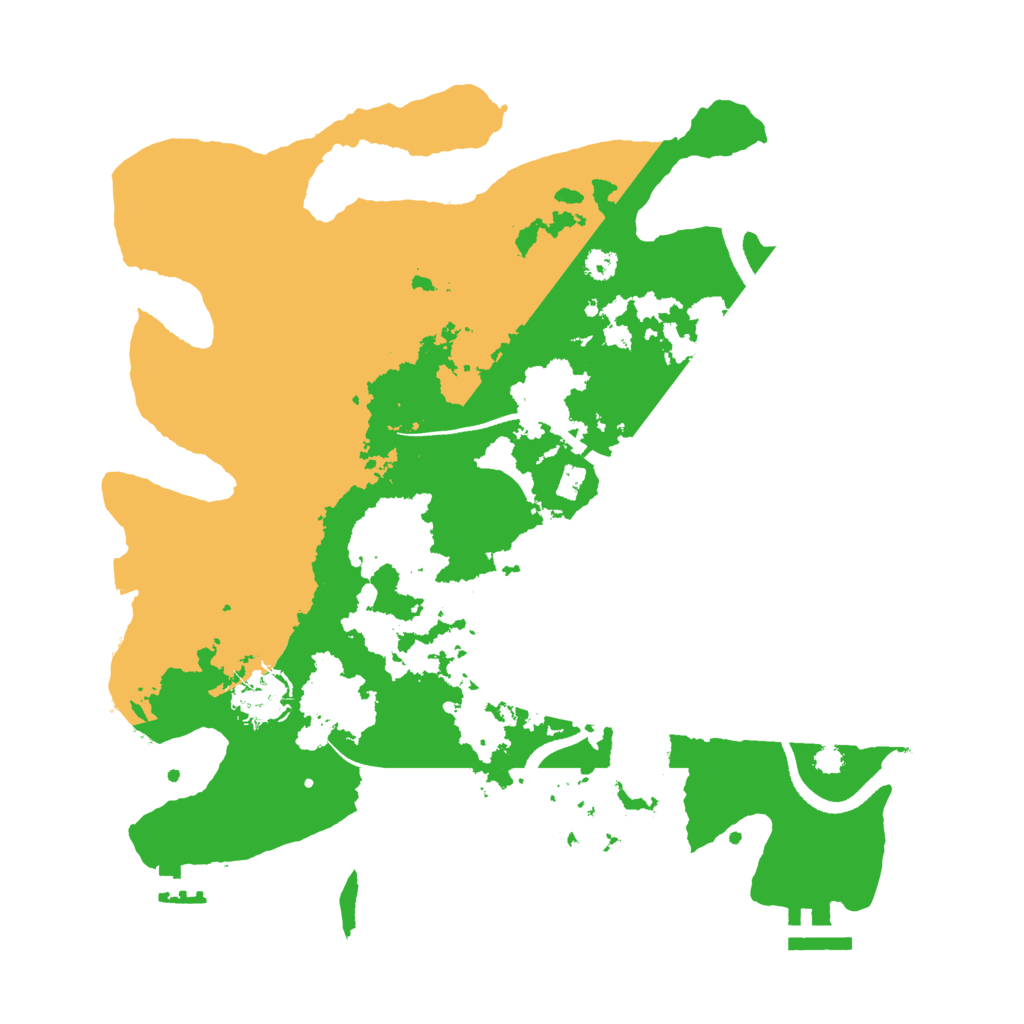 Biome Rust Map: Procedural Map, Size: 3250, Seed: 446348199