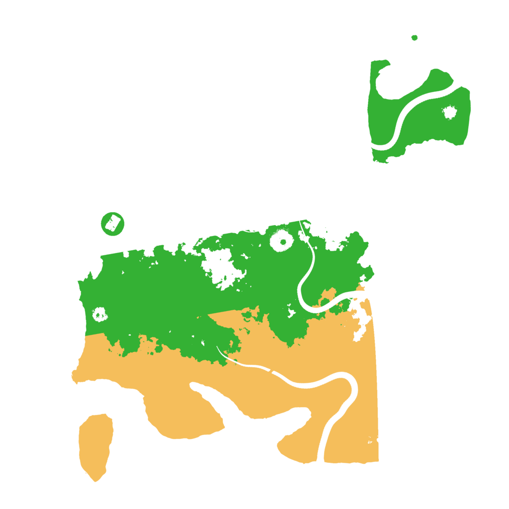 Biome Rust Map: Procedural Map, Size: 3500, Seed: 4181691