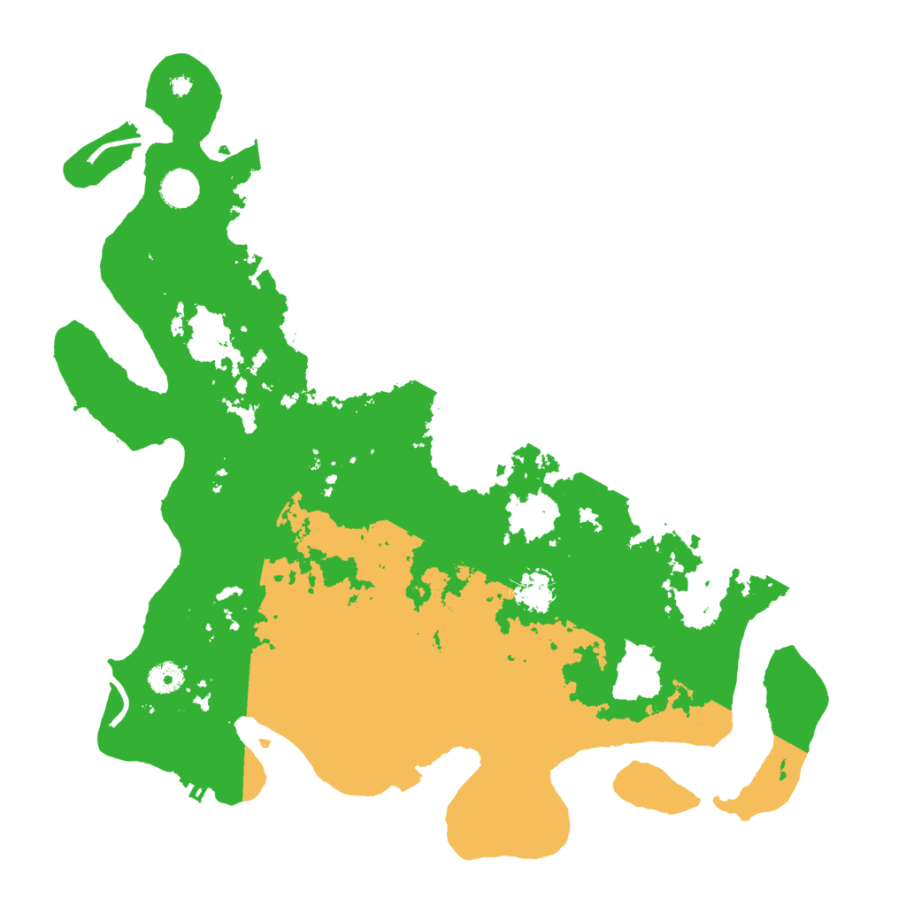 Biome Rust Map: Procedural Map, Size: 4096, Seed: 734106151