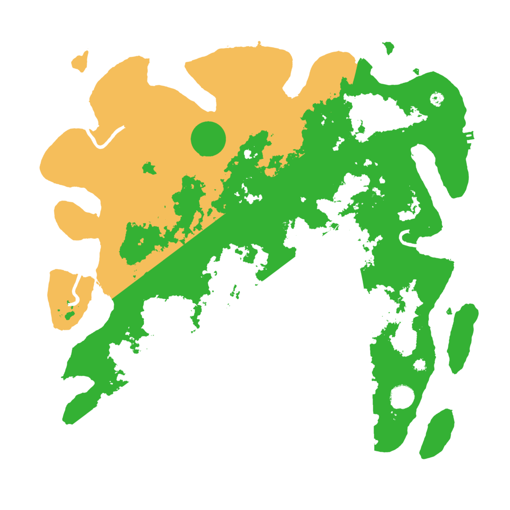 Biome Rust Map: Procedural Map, Size: 3850, Seed: 62993246