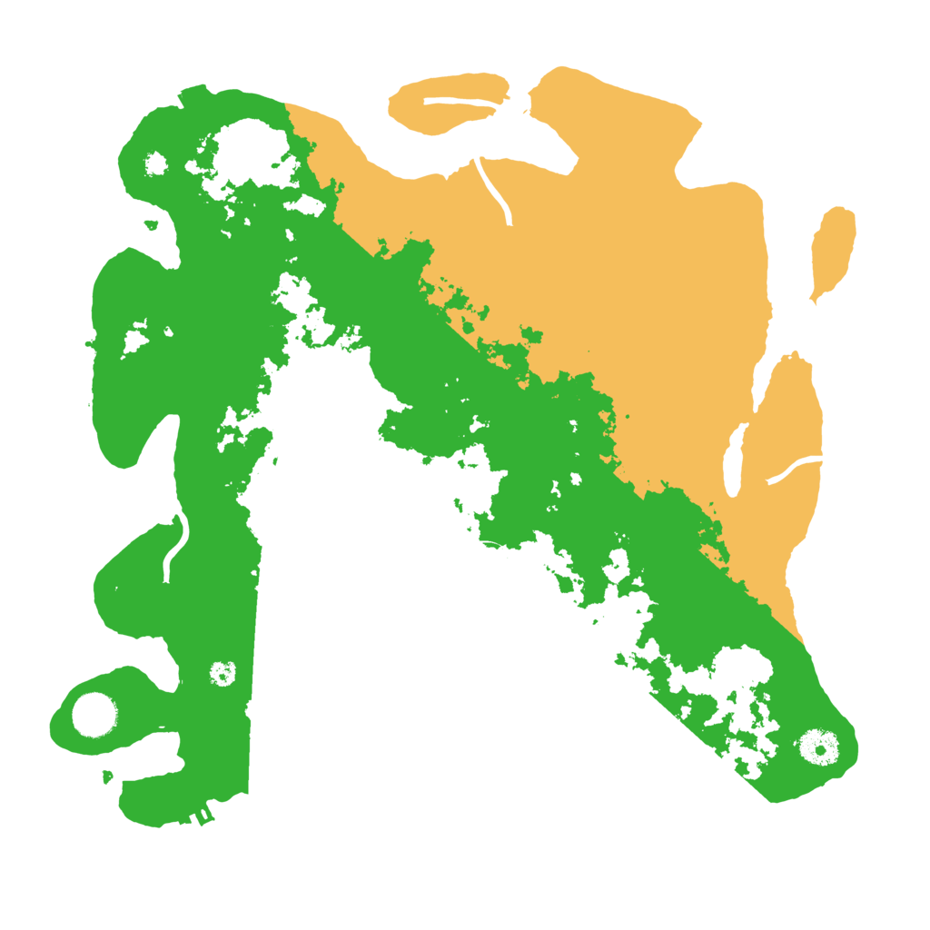 Biome Rust Map: Procedural Map, Size: 3650, Seed: 63610871