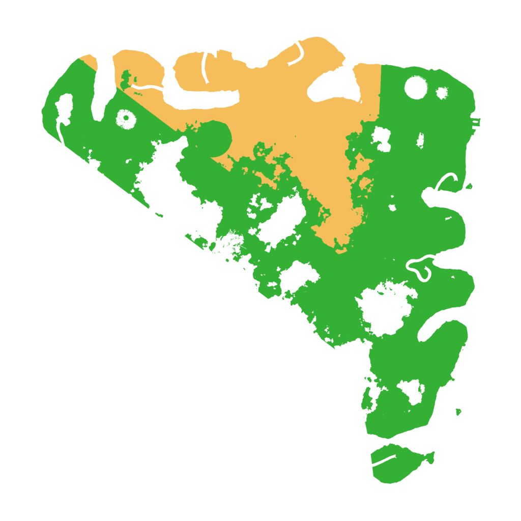 Biome Rust Map: Procedural Map, Size: 4000, Seed: 43628551