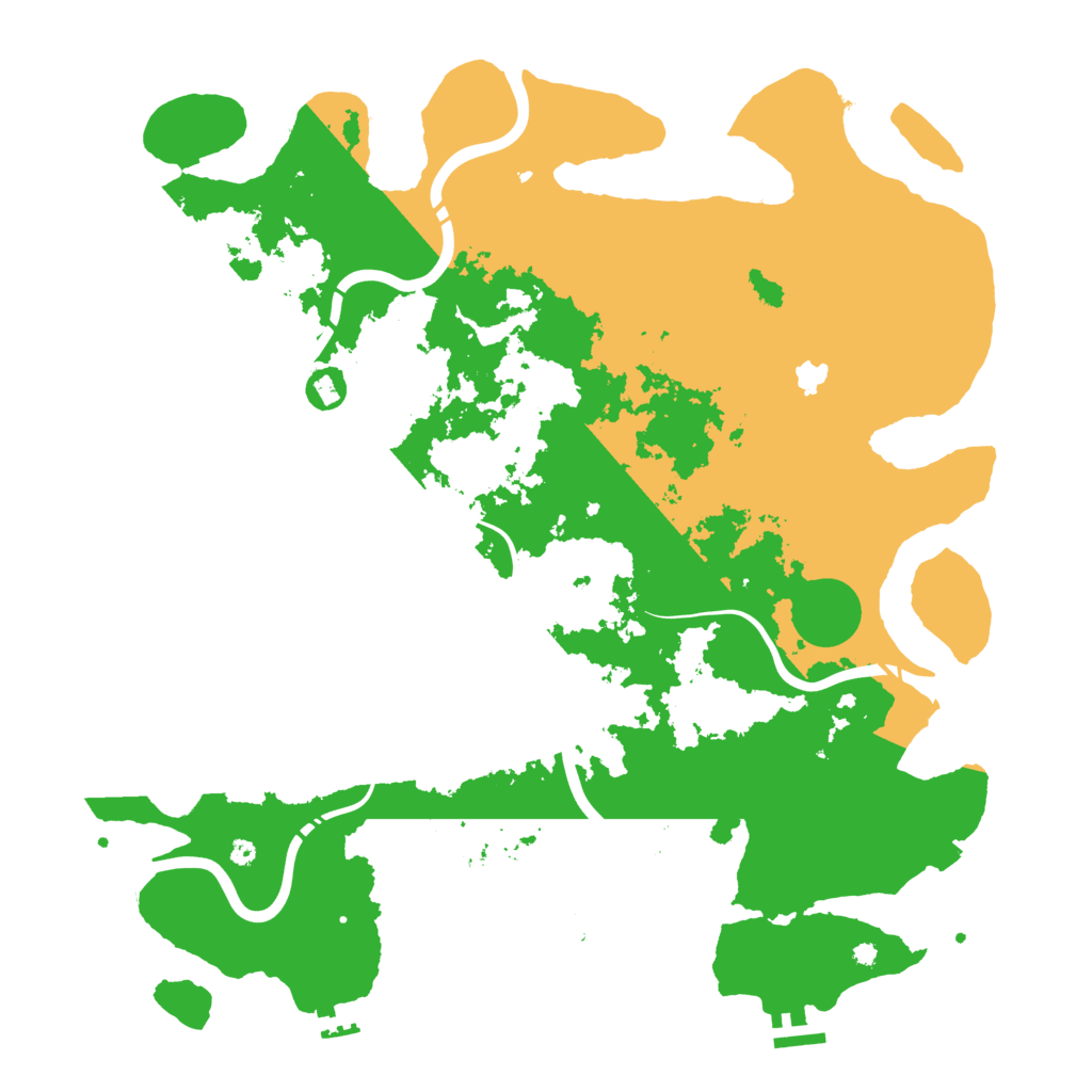 Biome Rust Map: Procedural Map, Size: 4250, Seed: 95349157