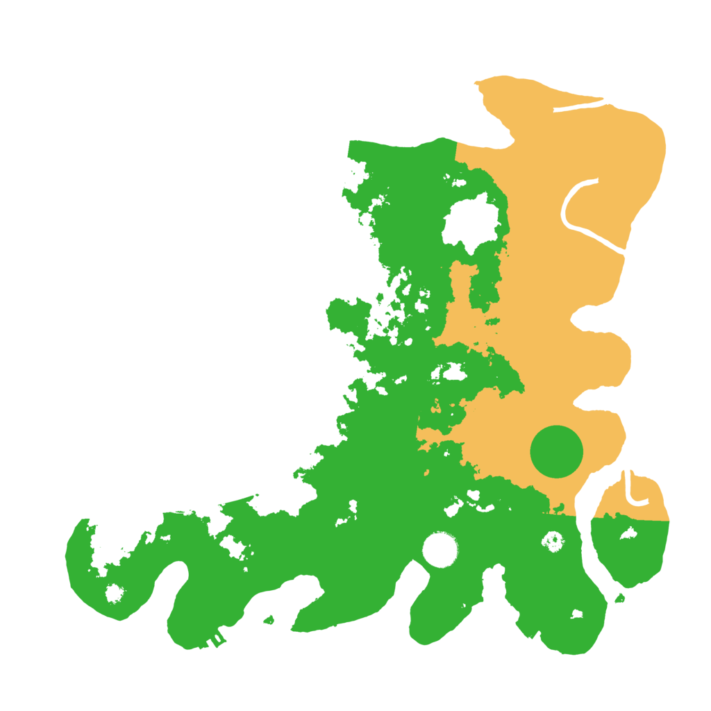 Biome Rust Map: Procedural Map, Size: 3550, Seed: 95052500