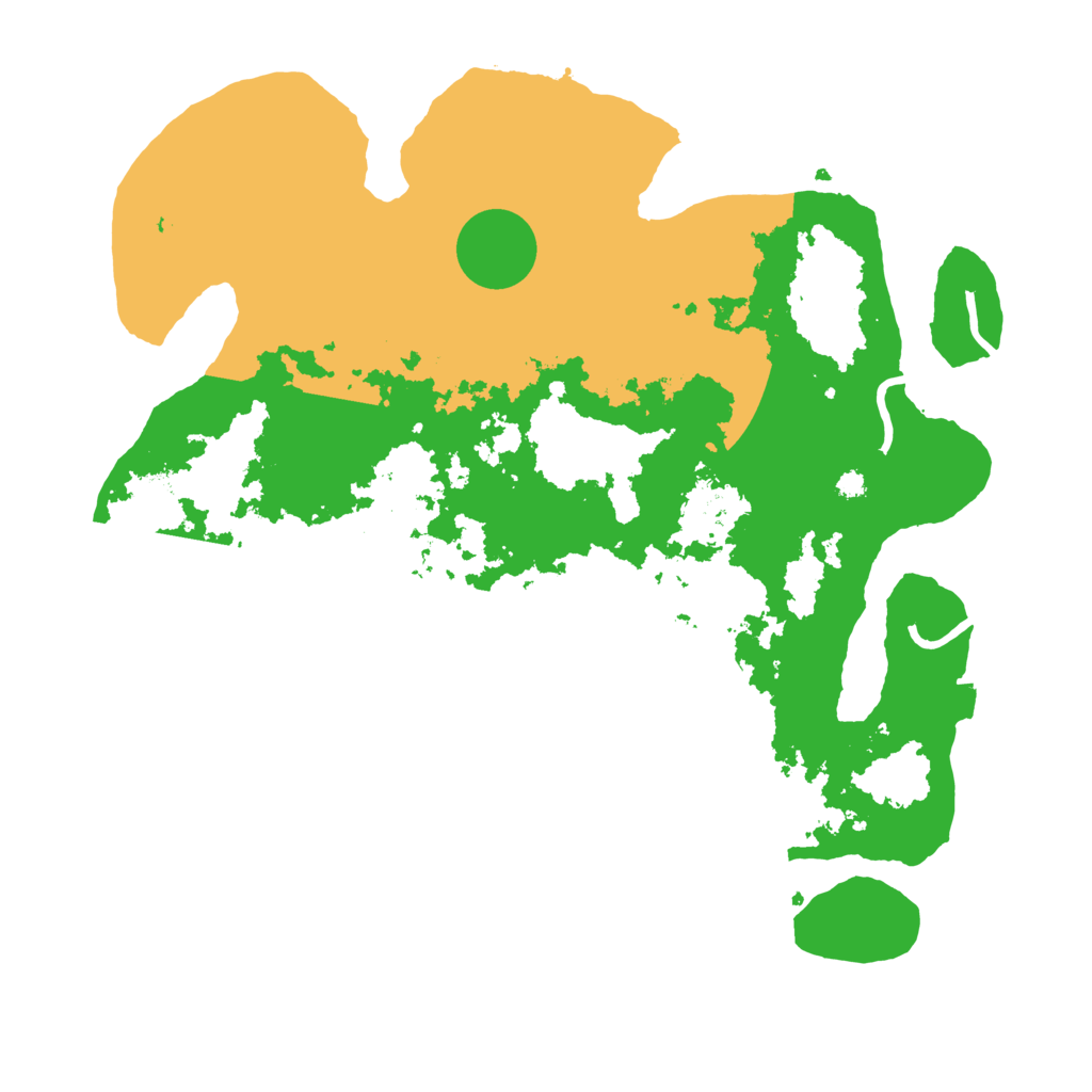 Biome Rust Map: Procedural Map, Size: 3600, Seed: 32915656