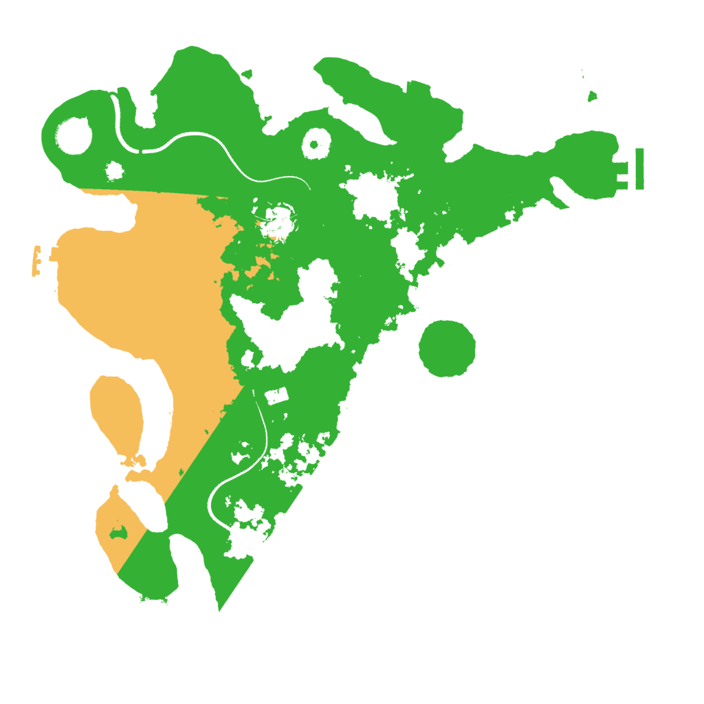 Biome Rust Map: Procedural Map, Size: 3450, Seed: 31017401