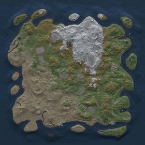 Thumbnail Rust Map: Procedural Map, Size: 4500, Seed: 1397027905, 18 Monuments