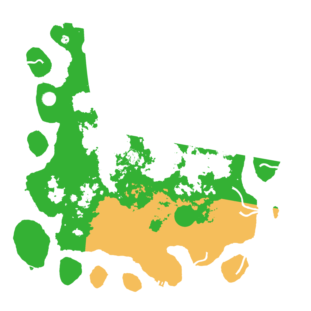 Biome Rust Map: Procedural Map, Size: 3900, Seed: 40024298