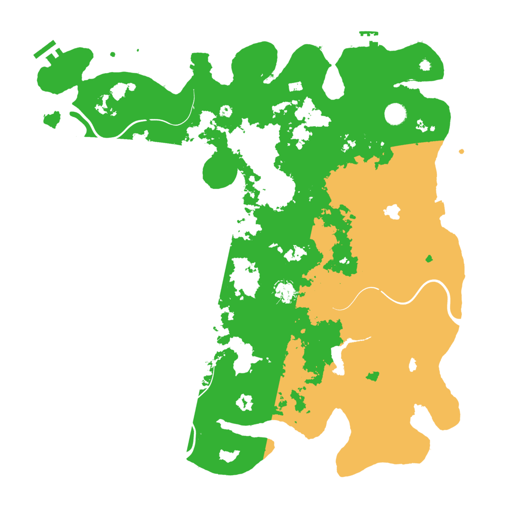 Biome Rust Map: Procedural Map, Size: 4100, Seed: 19588148