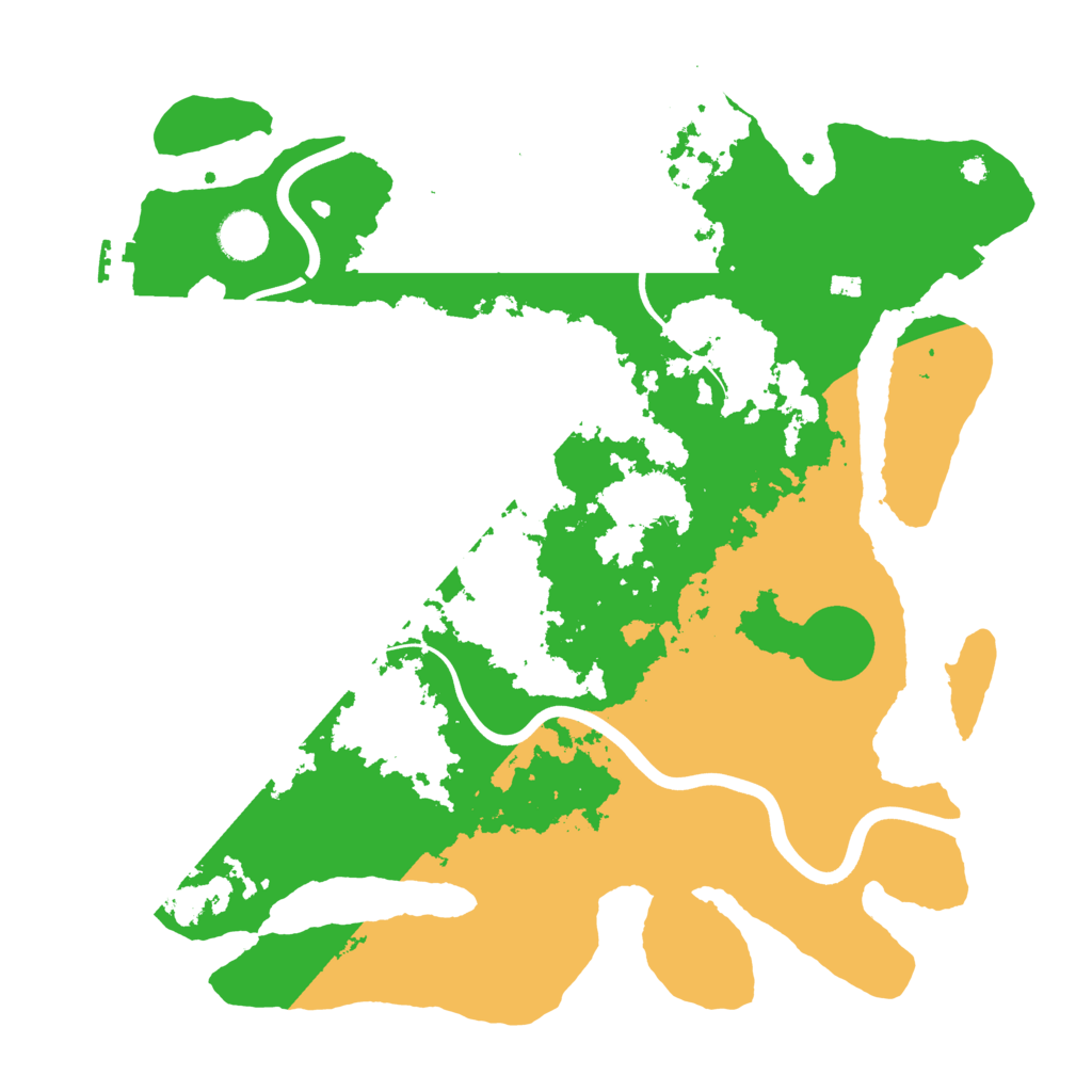 Biome Rust Map: Procedural Map, Size: 3850, Seed: 52645052