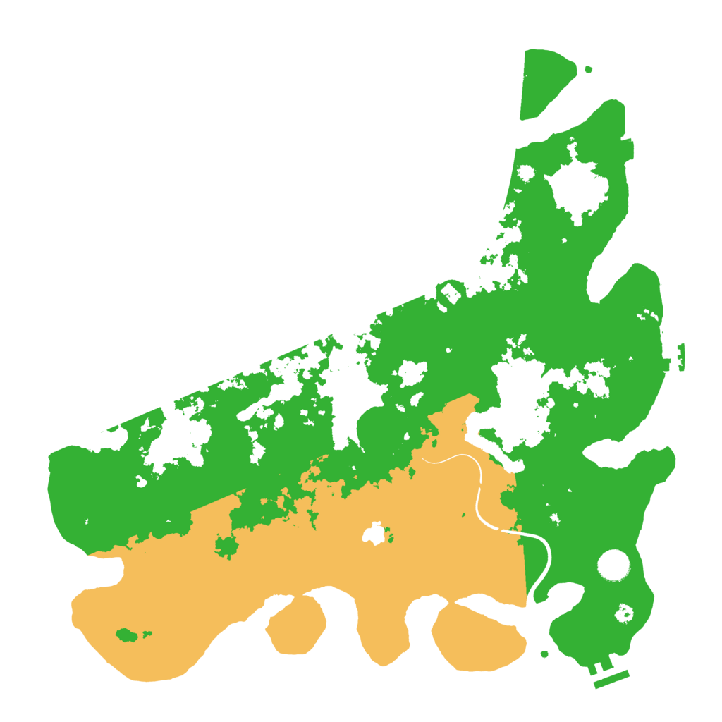 Biome Rust Map: Procedural Map, Size: 4000, Seed: 72988679