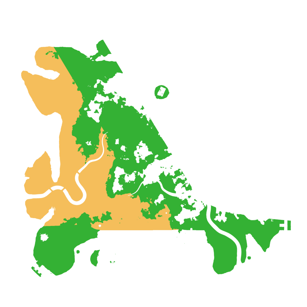 Biome Rust Map: Procedural Map, Size: 3600, Seed: 29047625