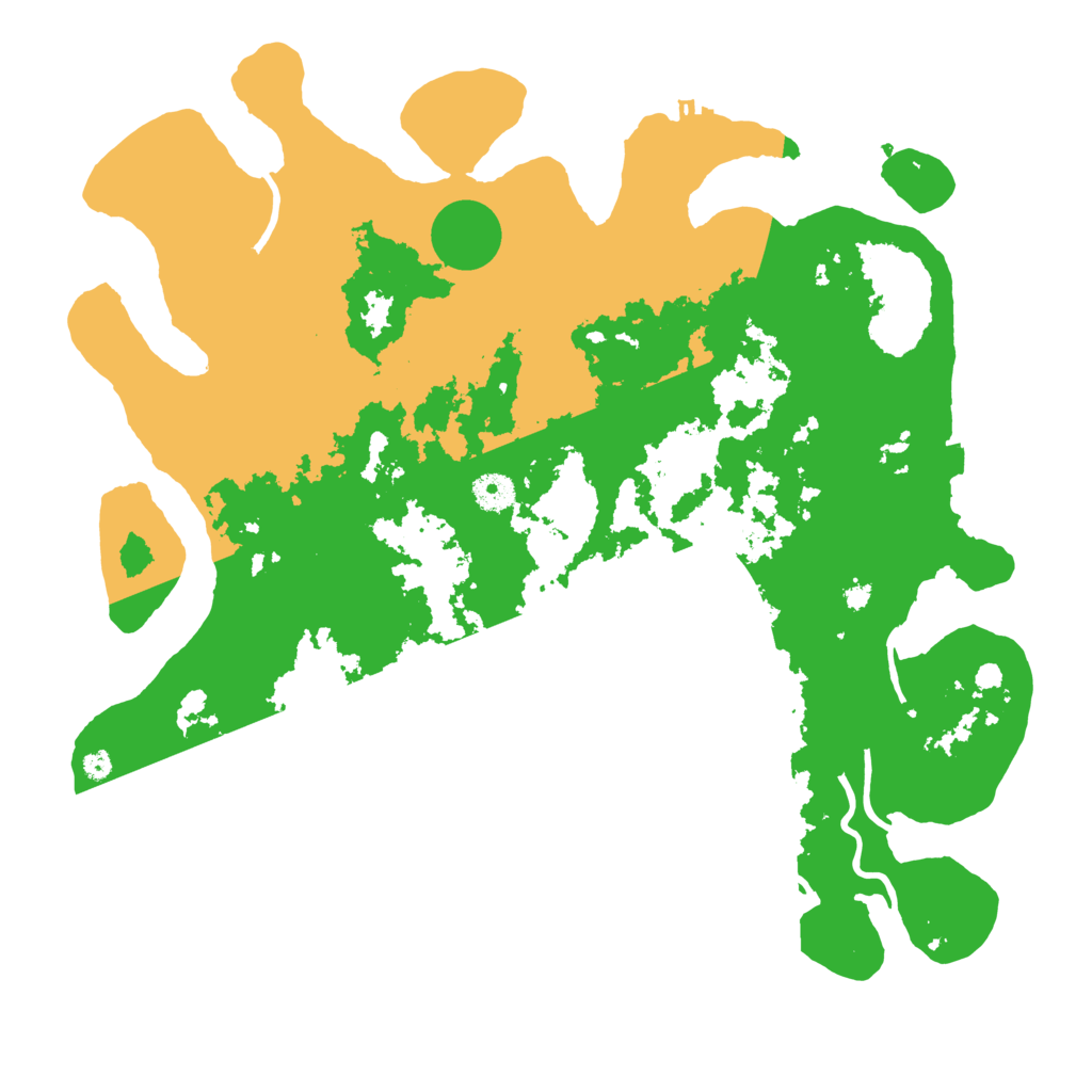 Biome Rust Map: Procedural Map, Size: 4100, Seed: 13903655