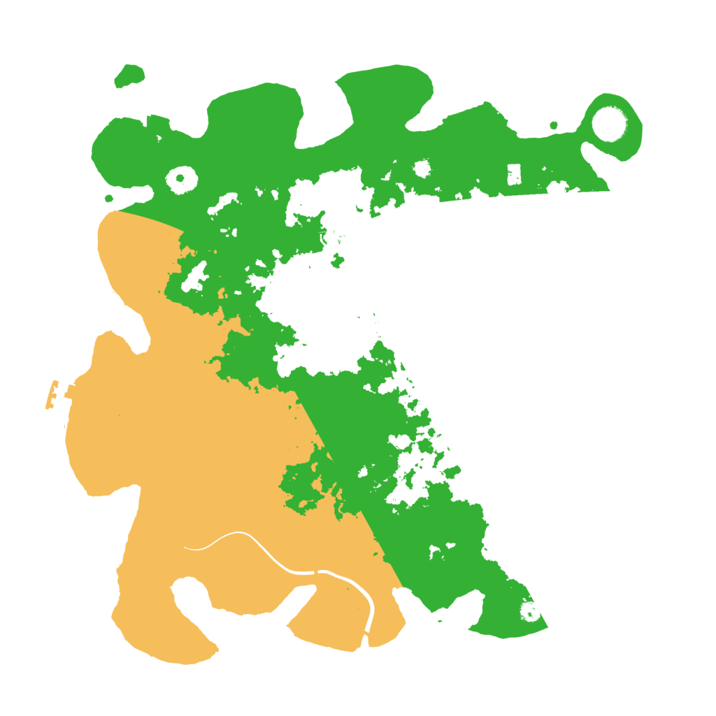 Biome Rust Map: Procedural Map, Size: 3650, Seed: 14013000