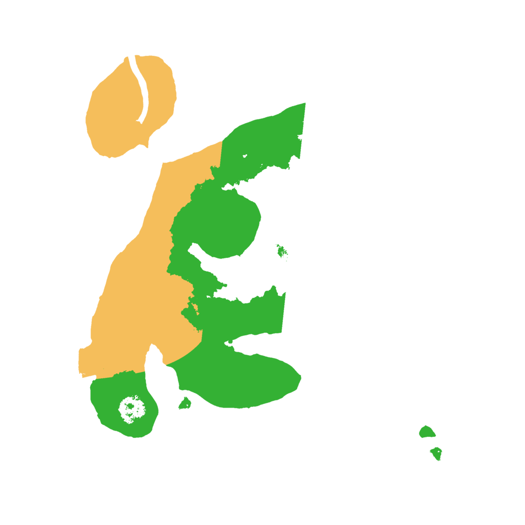 Biome Rust Map: Procedural Map, Size: 2100, Seed: 264