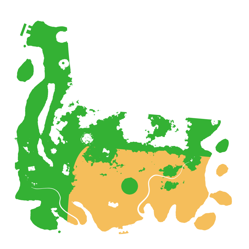 Biome Rust Map: Procedural Map, Size: 3950, Seed: 28655352