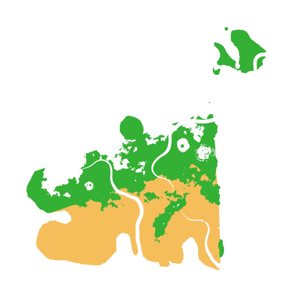 Biome Rust Map: Procedural Map, Size: 3450, Seed: 57086801