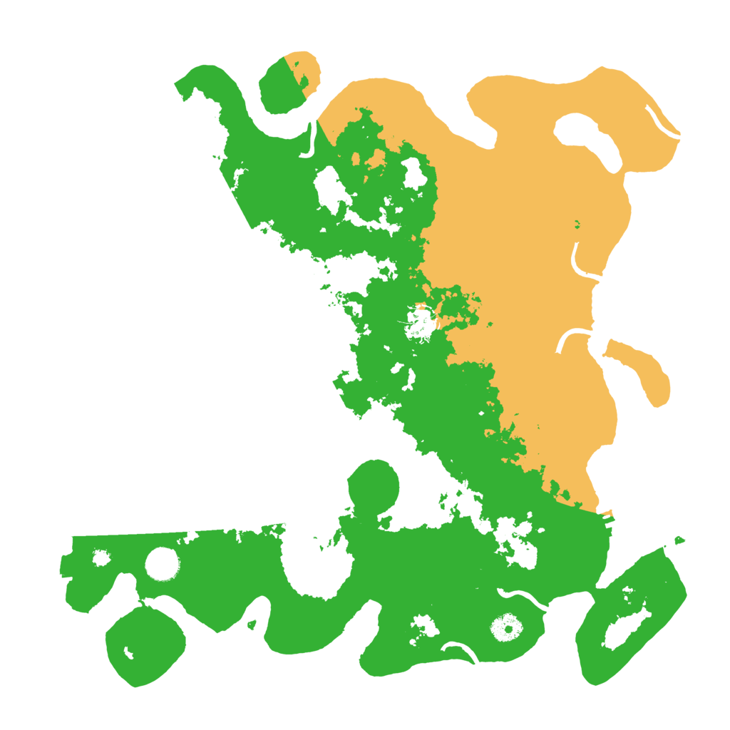 Biome Rust Map: Procedural Map, Size: 3800, Seed: 74175587