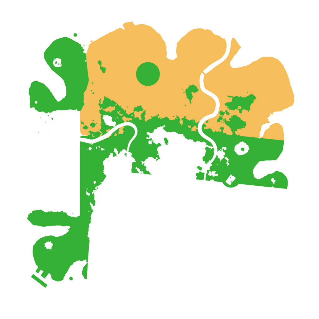 Biome Rust Map: Procedural Map, Size: 3550, Seed: 3567345