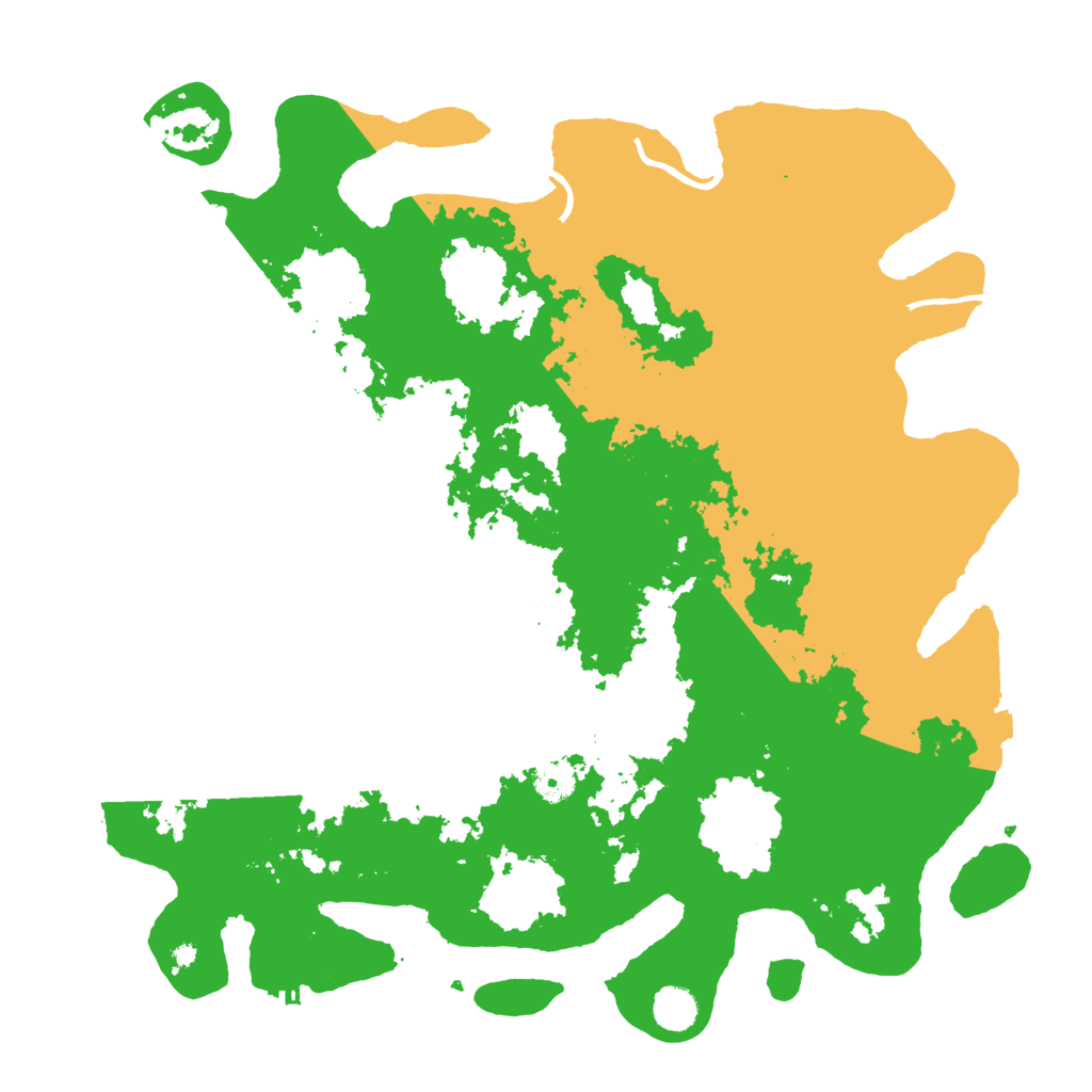 Biome Rust Map: Procedural Map, Size: 4400, Seed: 93573773