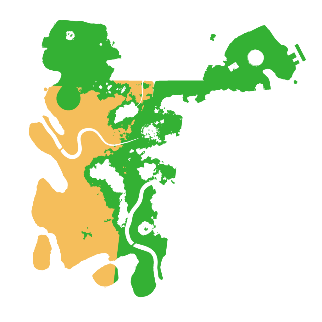 Biome Rust Map: Procedural Map, Size: 3550, Seed: 30177403