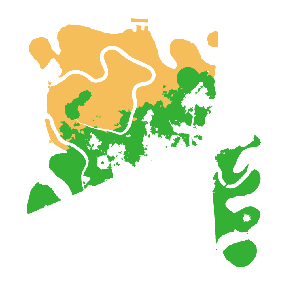 Biome Rust Map: Procedural Map, Size: 3450, Seed: 42913664