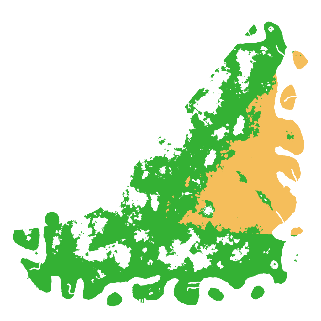Biome Rust Map: Procedural Map, Size: 6000, Seed: 1323714390