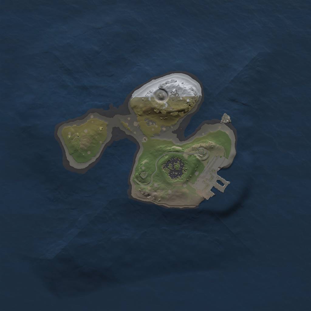 Rust Map: Procedural Map, Size: 1501, Seed: 3836691, 4 Monuments