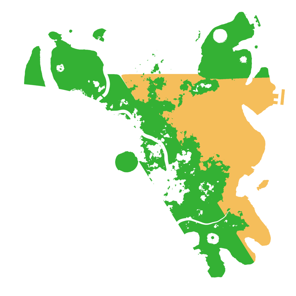 Biome Rust Map: Procedural Map, Size: 3850, Seed: 60770155