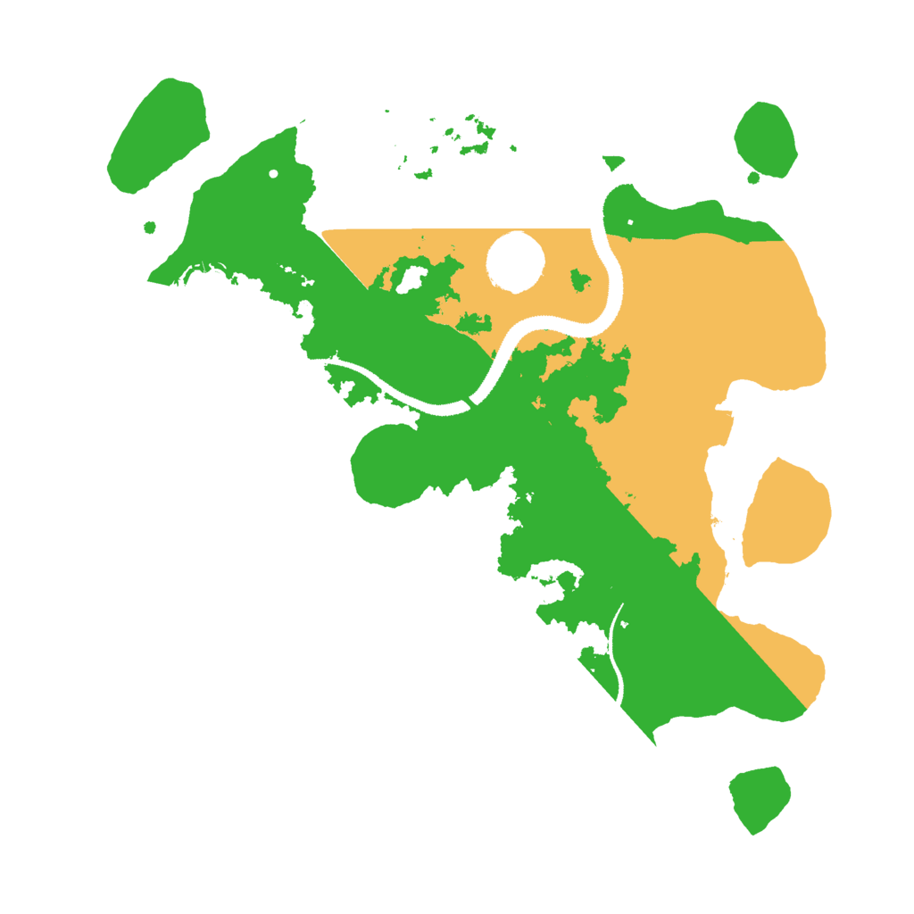 Biome Rust Map: Procedural Map, Size: 3000, Seed: 28768