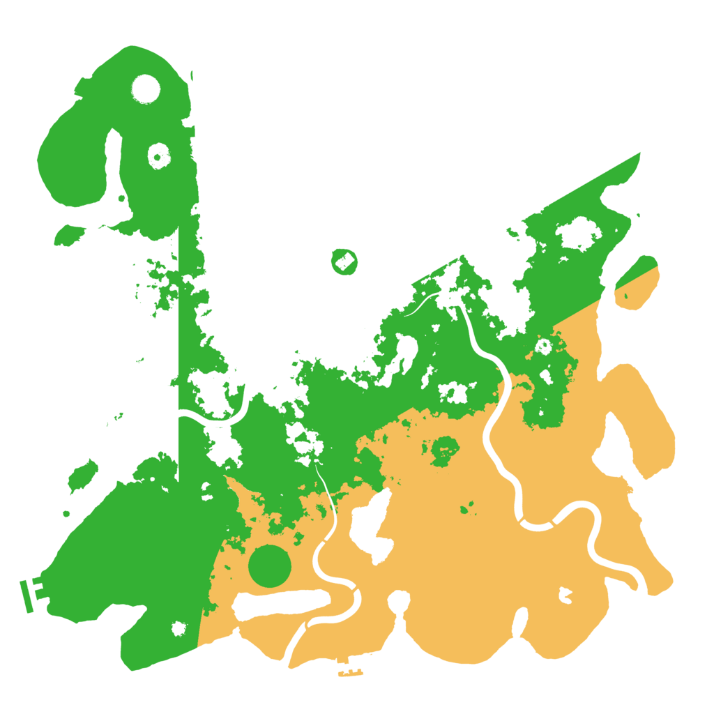 Biome Rust Map: Procedural Map, Size: 4400, Seed: 41812994