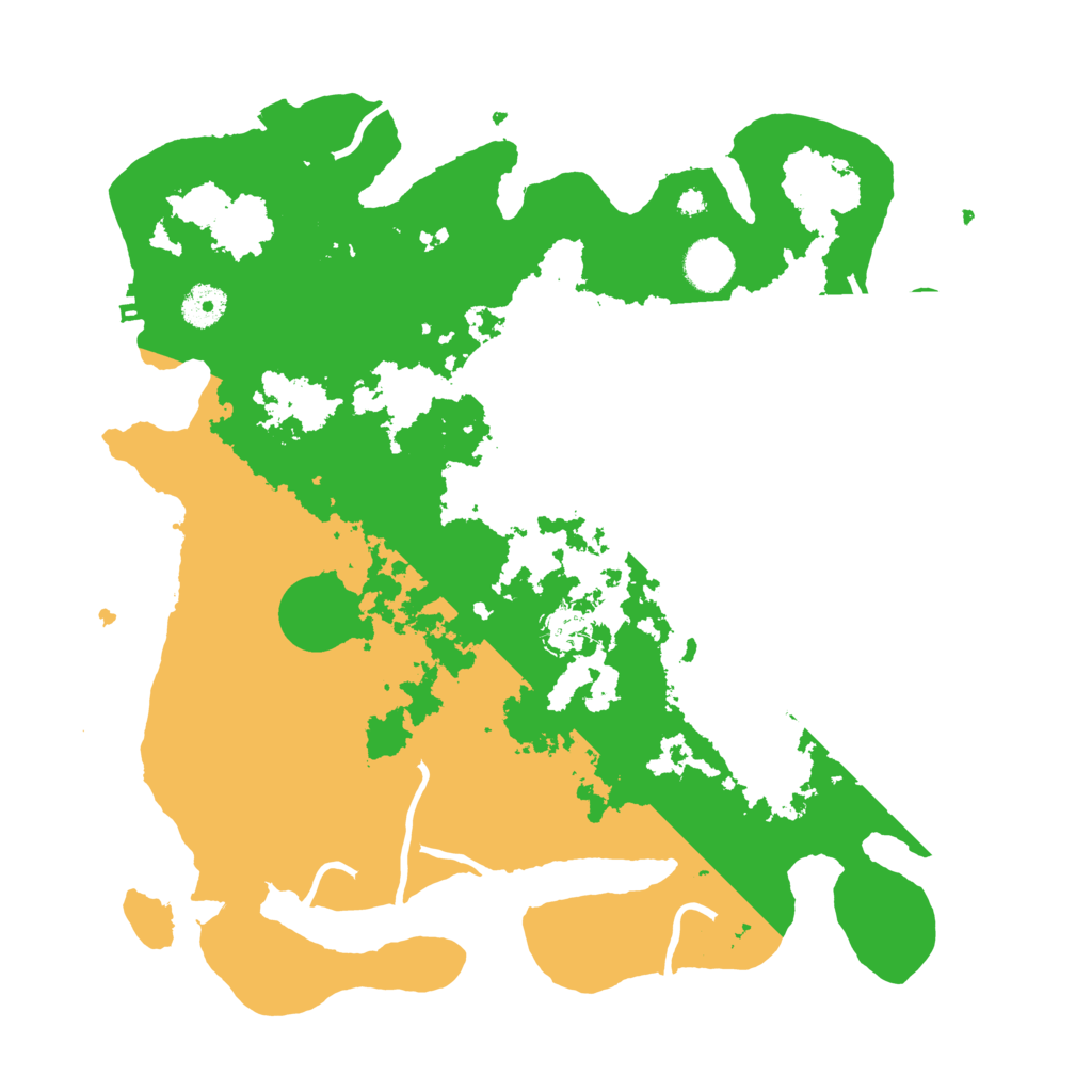Biome Rust Map: Procedural Map, Size: 3800, Seed: 30989343