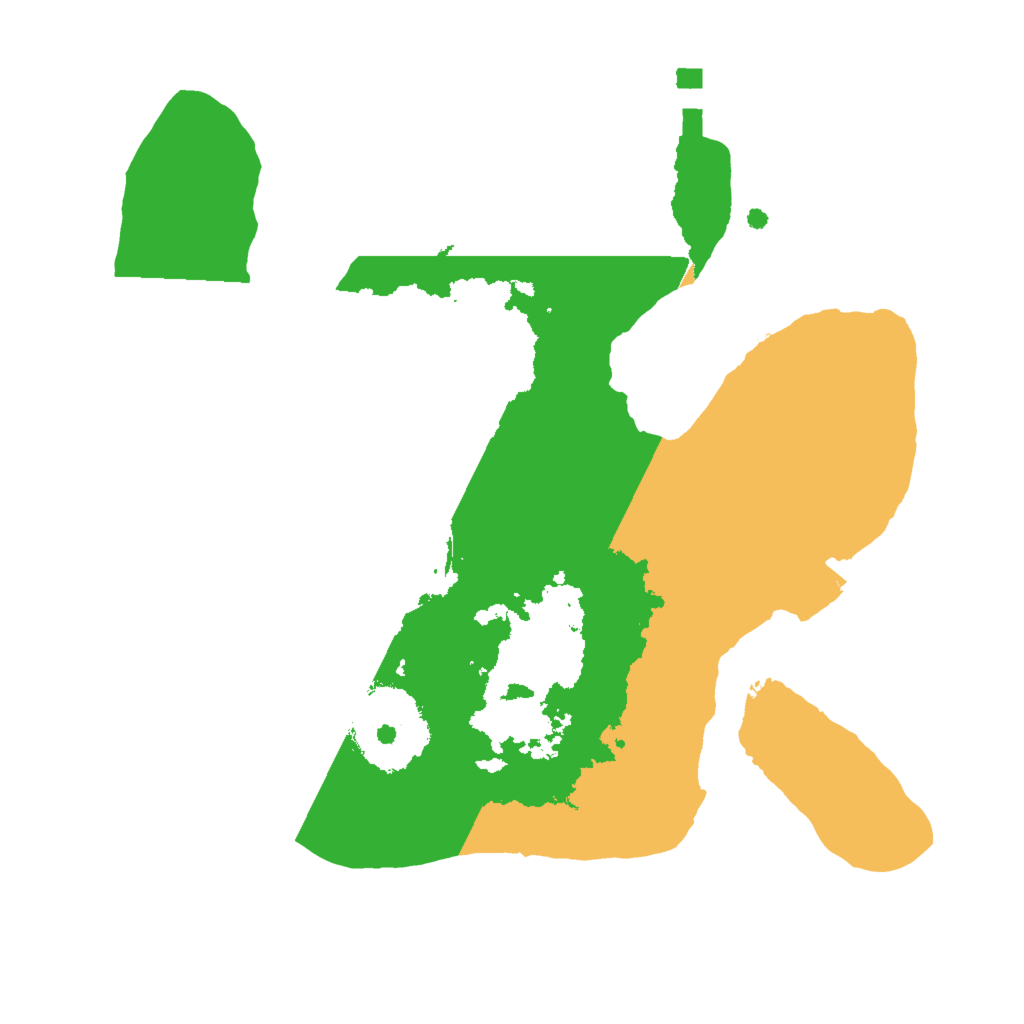 Biome Rust Map: Procedural Map, Size: 2000, Seed: 4579801