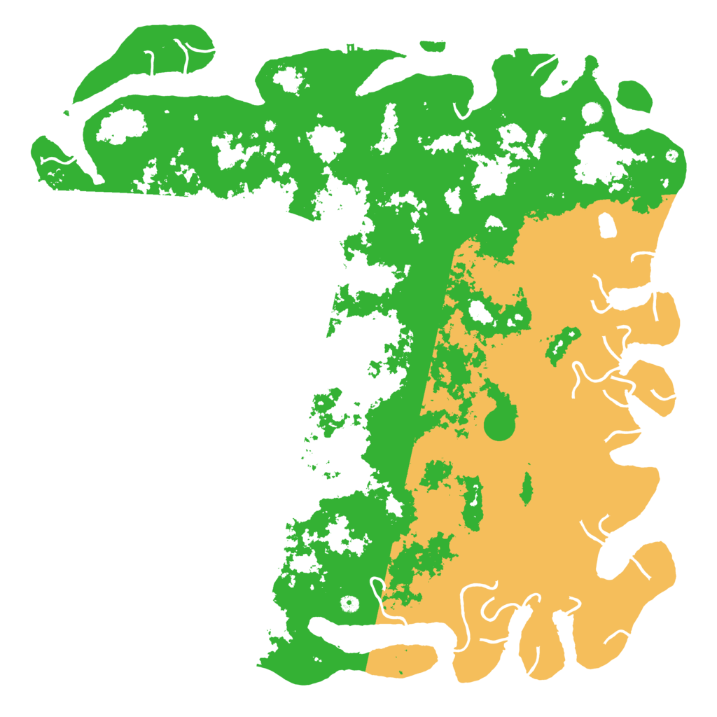 Biome Rust Map: Procedural Map, Size: 6000, Seed: 21874965