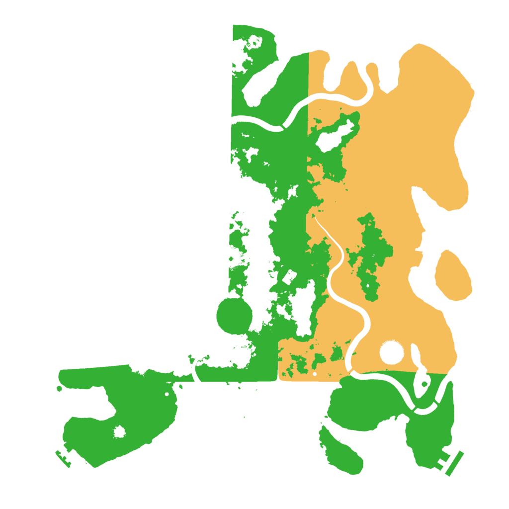 Biome Rust Map: Procedural Map, Size: 3750, Seed: 442643777