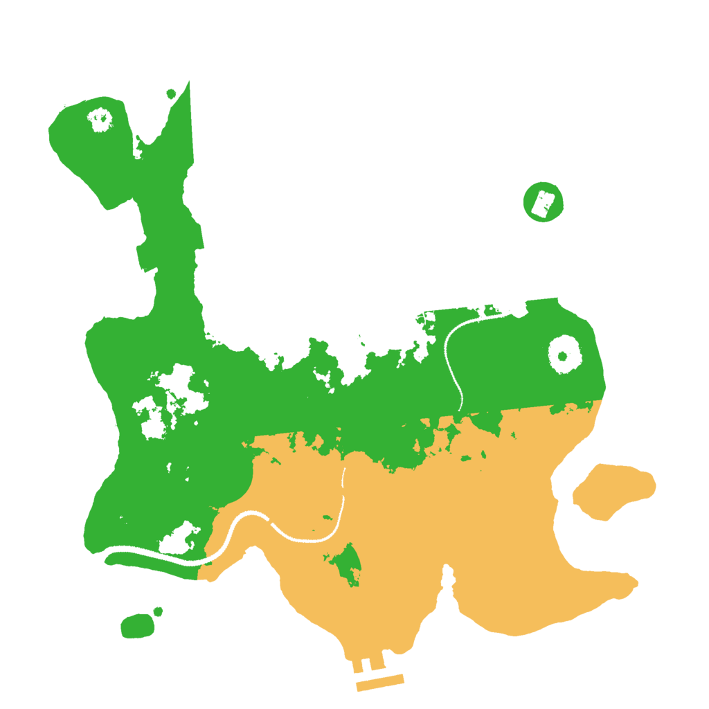 Biome Rust Map: Procedural Map, Size: 3000, Seed: 1073633060